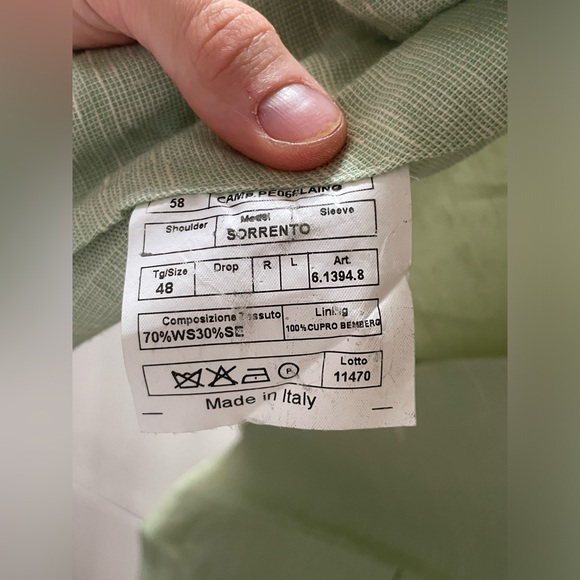 LUIGI BORRELLI UNSTRUCTURED SPORT COAT 38R - Picture 7 of 8